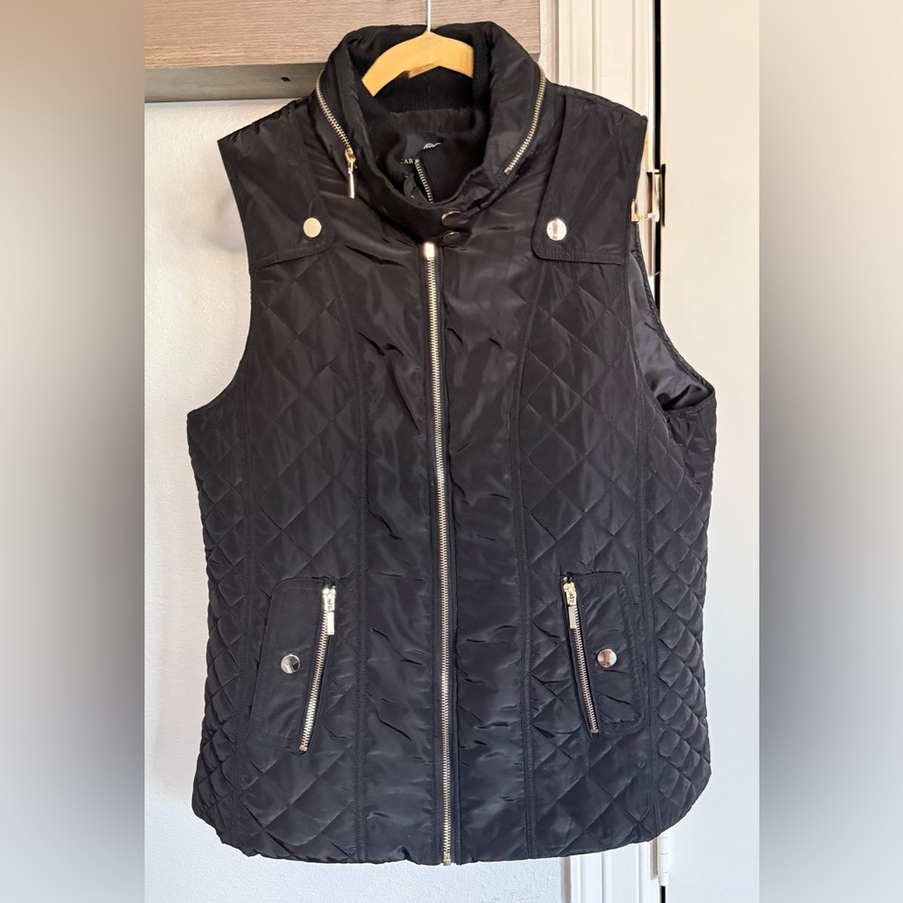 Tart Collections Black Quilted Women's Vest
